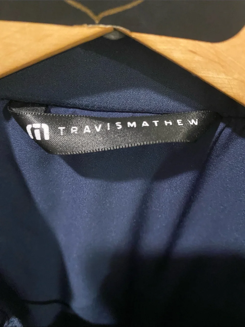 Travis Mathew Navy Zip-Up Sleeveless Venture Vest Men’s L